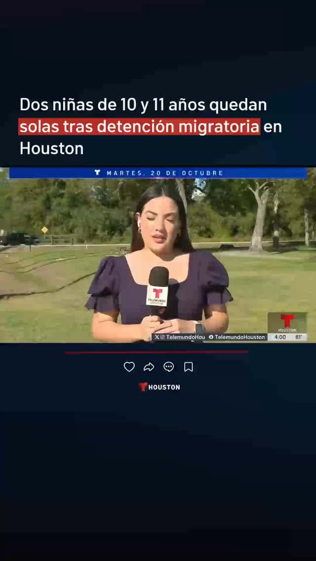 Mother detained by ICE, leaving two young daughters alone in Conroe